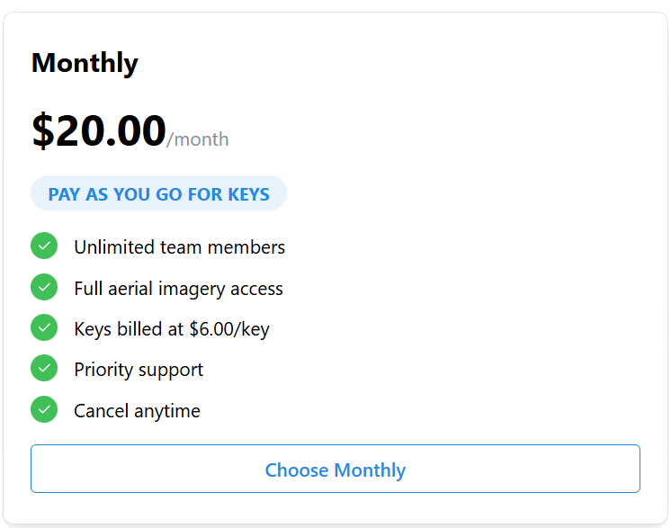 FlyBy Pricing Monthly FlyBy Pricing Monthly