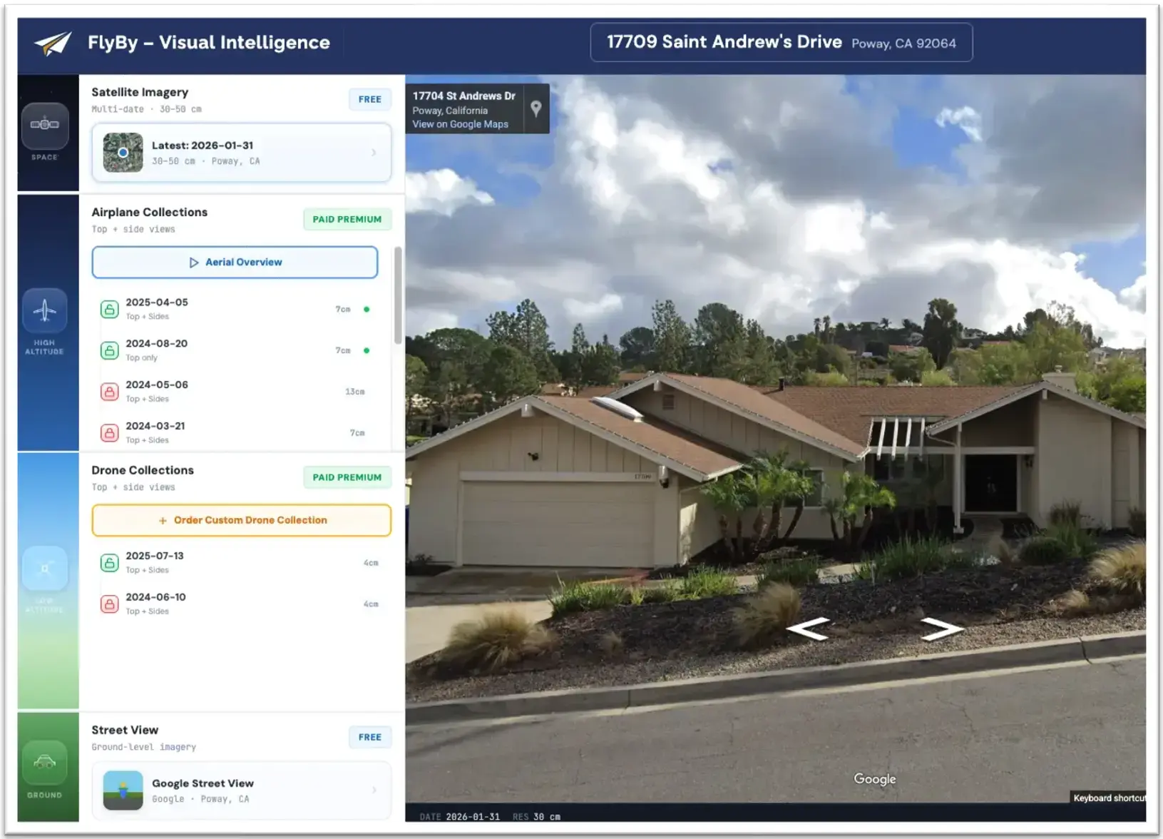 FlyBy Visual Intelligence